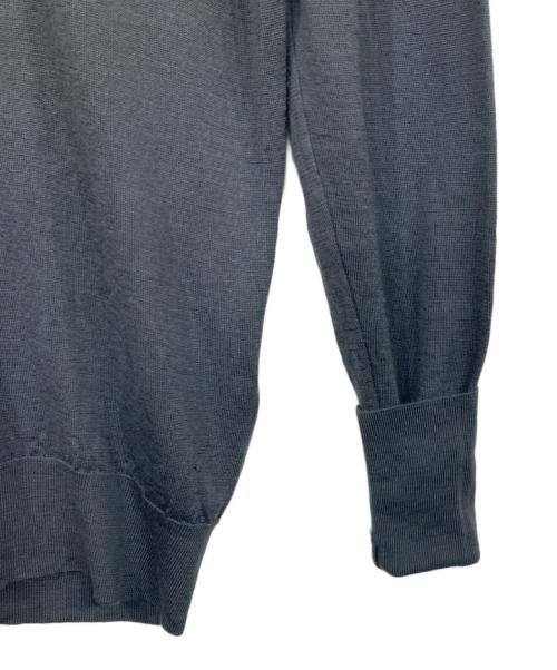 JOHN SMEDLEY（ジョンスメドレー）JOHN SMEDLEY (ジョンスメドレー) ニットポロシャツ グレー サイズ:Ｓの古着・服飾アイテム