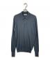 JOHN SMEDLEY（ジョンスメドレー）の古着「ニットポロシャツ」｜グレー