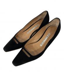 PELLICO（ペリーコ）の古着「VENERE スウェードパンプス」｜ブラック