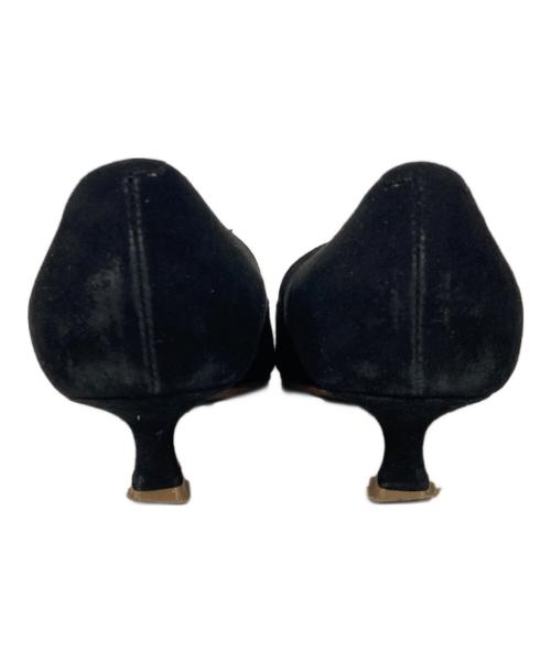 PELLICO（ペリーコ）PELLICO (ペリーコ) VENERE スウェードパンプス ブラック サイズ:35 1/2の古着・服飾アイテム