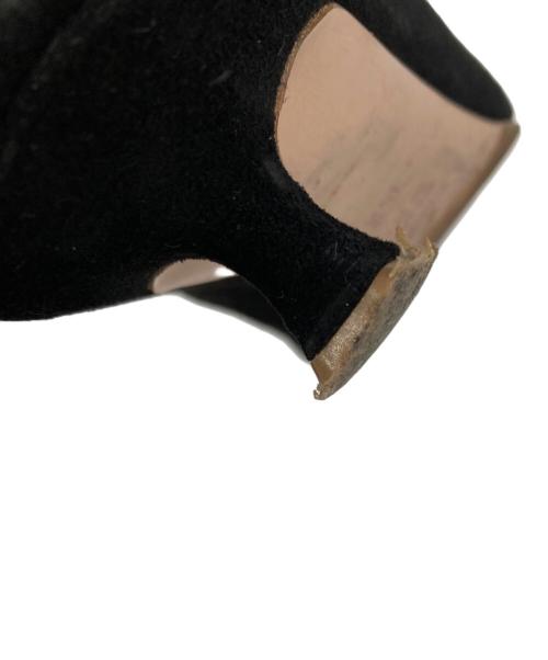 PELLICO（ペリーコ）PELLICO (ペリーコ) VENERE スウェードパンプス ブラック サイズ:35 1/2の古着・服飾アイテム