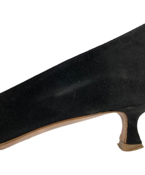 PELLICO（ペリーコ）PELLICO (ペリーコ) VENERE スウェードパンプス ブラック サイズ:35 1/2の古着・服飾アイテム