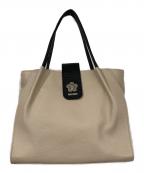 MARY QUANTマリークヮント）の古着「カスタムメイドレザーバッグ」｜ベージュ