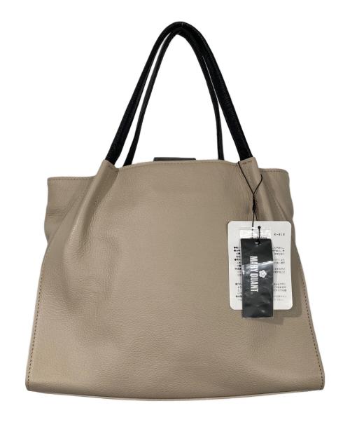 MARY QUANT（マリークヮント）MARY QUANT (マリークヮント) カスタムメイドレザーバッグ ベージュ 未使用品の古着・服飾アイテム