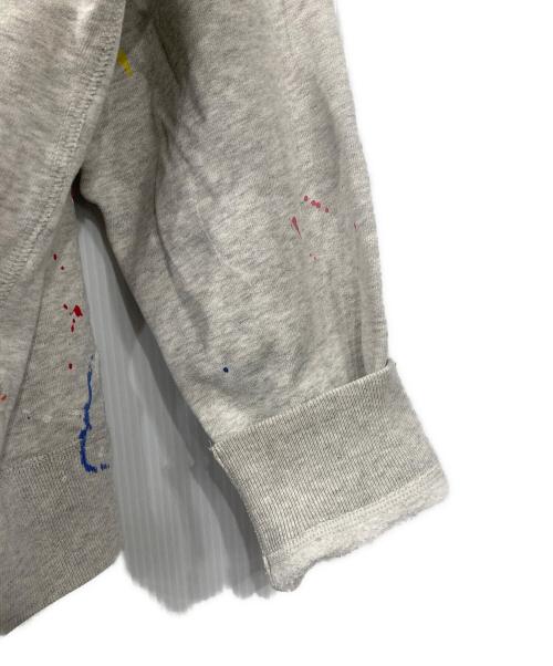 POLO RALPH LAUREN（ポロ・ラルフローレン）POLO RALPH LAUREN (ポロ・ラルフローレン) ペイント加工スウェット グレー サイズ:キッズ　XLの古着・服飾アイテム