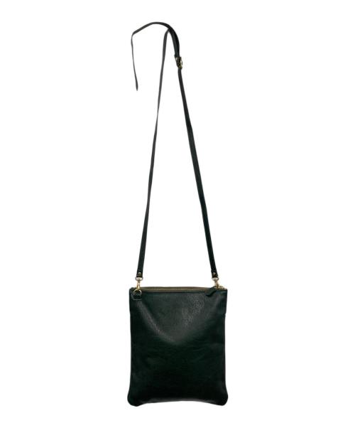 Hamano（ハマノ）HAMANO (ハマノ) レザーショルダーバッグ グリーンの古着・服飾アイテム