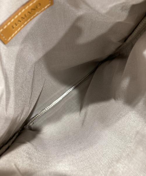 Hamano（ハマノ）HAMANO (ハマノ) レザーショルダーバッグ グリーンの古着・服飾アイテム