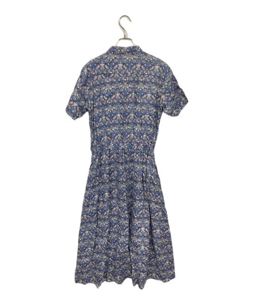 Maker's Shirt 鎌倉（メーカーズシャツカマクラ）Maker's Shirt 鎌倉 (メーカーズシャツカマクラ) LIBERTY. (リバティ) シャツワンピース ブルー サイズ:40の古着・服飾アイテム