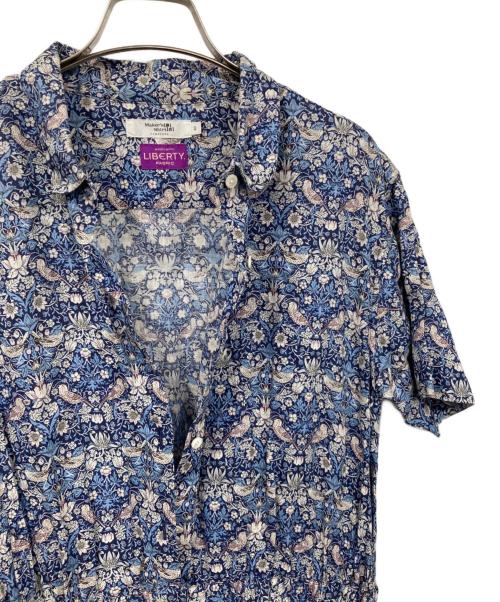Maker's Shirt 鎌倉（メーカーズシャツカマクラ）Maker's Shirt 鎌倉 (メーカーズシャツカマクラ) LIBERTY. (リバティ) シャツワンピース ブルー サイズ:40の古着・服飾アイテム