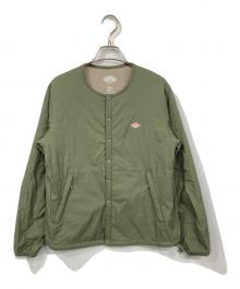 DANTON（ダントン）の古着「ナイロンストレッチタフタインサレーションジャケット」｜カーキ