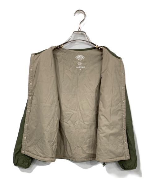 DANTON（ダントン）DANTON (ダントン) ナイロンストレッチタフタインサレーションジャケット カーキ サイズ:38の古着・服飾アイテム
