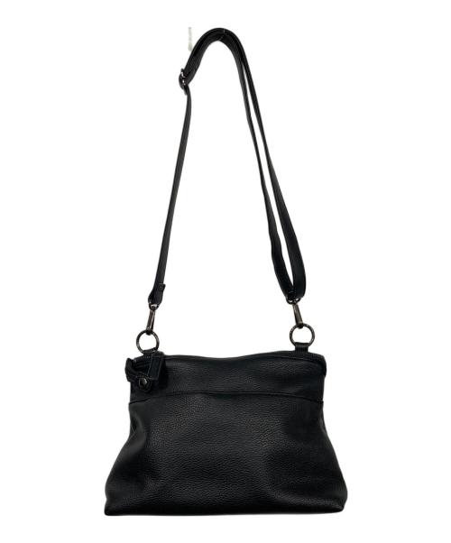 ear PAPILLONNER（イアパピヨネ）ear PAPILLONNER (イアパピヨネ) 樹脂チャームフラップショルダーバッグ ブラックの古着・服飾アイテム