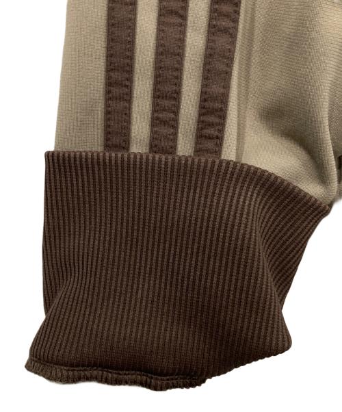 adidas（アディダス）adidas (アディダス) トラックジャケット ベージュ×ブラウンの古着・服飾アイテム