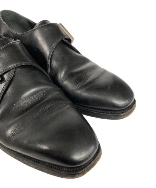 ENZO BONAFE（エンツォボナフェ）ENZO BONAFE (エンツォボナフェ) Duccio モンクストラップシューズ ブラック サイズ:5 1/2の古着・服飾アイテム