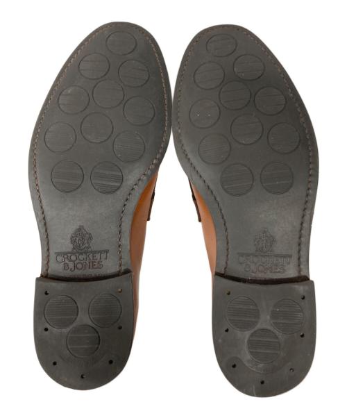 Crockett & Jones（クロケット＆ジョーンズ）Crockett & Jones (クロケット＆ジョーンズ) ADMIRAL バタフライローファー ブラウン サイズ:6Eの古着・服飾アイテム