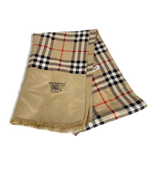 Burberry's（バーバリー）Burberry's (バーバリー) ノバチェックシルクストール ベージュの古着・服飾アイテム