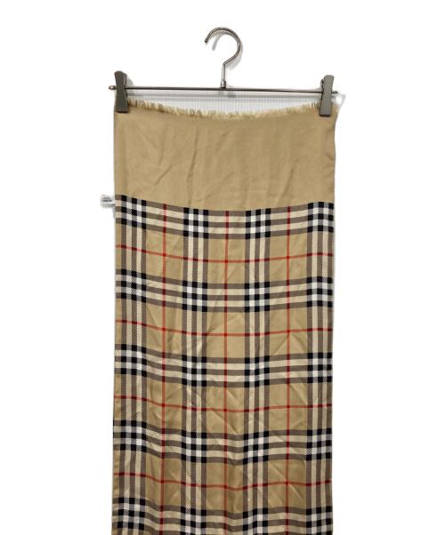 Burberry's（バーバリー）Burberry's (バーバリー) ノバチェックシルクストール ベージュの古着・服飾アイテム