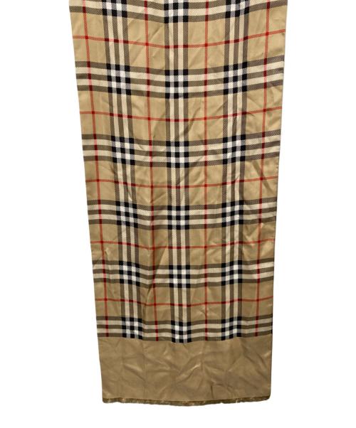 Burberry's（バーバリー）Burberry's (バーバリー) ノバチェックシルクストール ベージュの古着・服飾アイテム
