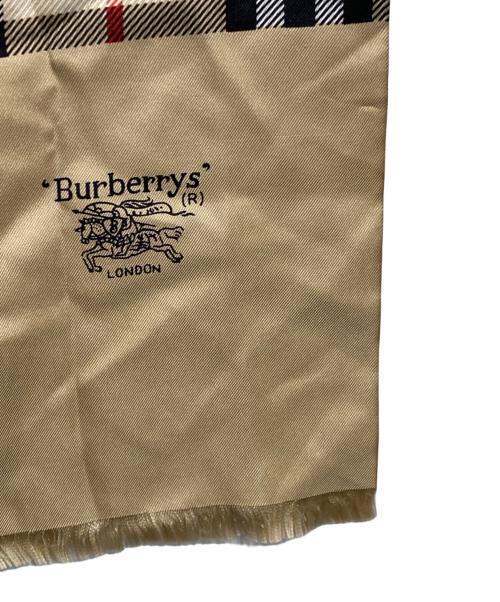Burberry's（バーバリー）Burberry's (バーバリー) ノバチェックシルクストール ベージュの古着・服飾アイテム