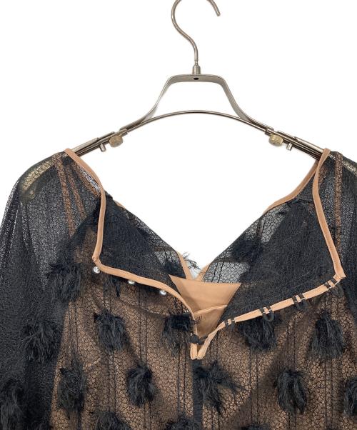 Ameri（アメリ）AMERI (アメリ) 4WAY MOTIF DIVERSITY DRESS ブラック サイズ:表記なしの古着・服飾アイテム