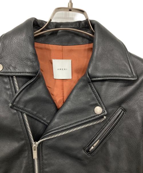 Ameri（アメリ）AMERI (アメリ) ダブルライダースジャケット ブラック サイズ:Fの古着・服飾アイテム