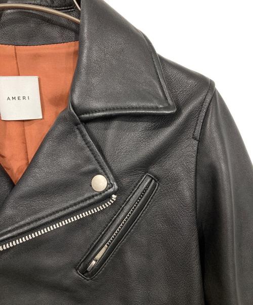 Ameri（アメリ）AMERI (アメリ) ダブルライダースジャケット ブラック サイズ:Fの古着・服飾アイテム