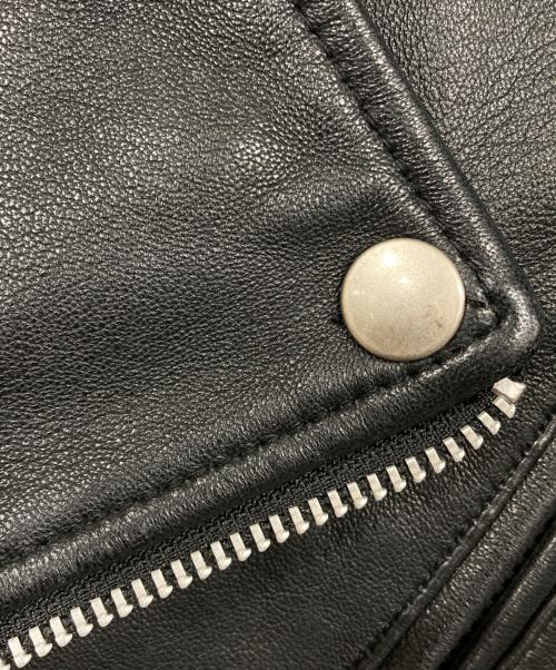 Ameri（アメリ）AMERI (アメリ) ダブルライダースジャケット ブラック サイズ:Fの古着・服飾アイテム