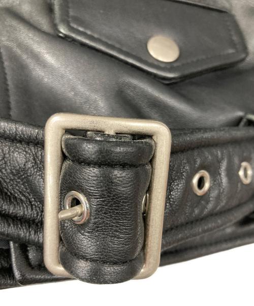 Ameri（アメリ）AMERI (アメリ) ダブルライダースジャケット ブラック サイズ:Fの古着・服飾アイテム