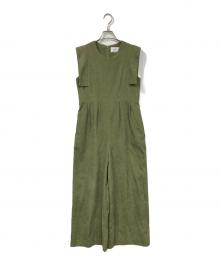 CLANE（クラネ）の古着「スクエアスリーブオールインワン」｜グリーン