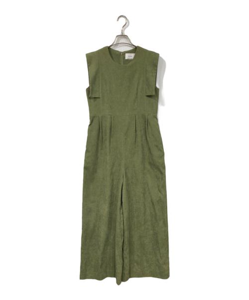 CLANE（クラネ）CLANE (クラネ) スクエアスリーブオールインワン グリーン サイズ:1の古着・服飾アイテム
