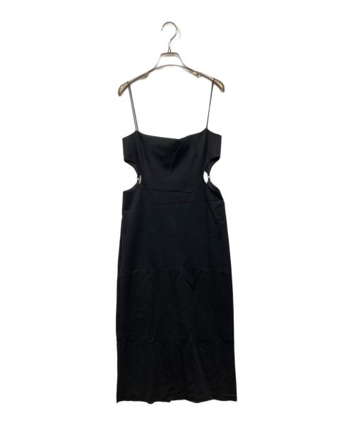 MAISON SPECIAL（メゾンスペシャル）MAISON SPECIAL (メゾンスペシャル) スキューバーニットワンピース ブラック サイズ:Mの古着・服飾アイテム