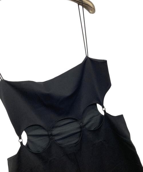 MAISON SPECIAL（メゾンスペシャル）MAISON SPECIAL (メゾンスペシャル) スキューバーニットワンピース ブラック サイズ:Mの古着・服飾アイテム
