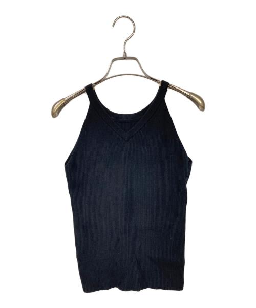 Ameri（アメリ）AMERI (アメリ) AMERICAN SLEEVE LAYERED KNIT DRESS ブラック サイズ:Sの古着・服飾アイテム