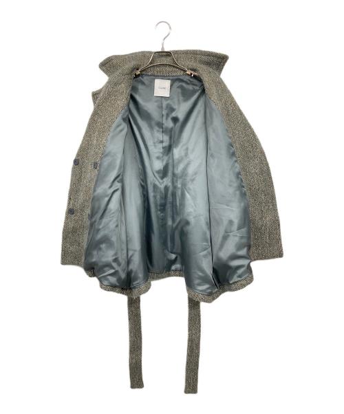 CLANE（クラネ）CLANE (クラネ) ミックスループツイードボックスコート グリーン サイズ:1の古着・服飾アイテム