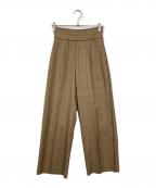 RIM.ARKリムアーク）の古着「チェックパンツ」｜ベージュ