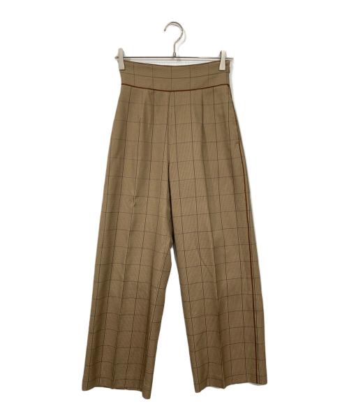 RIM.ARK（リムアーク）RIM.ARK (リムアーク) チェックパンツ ベージュ サイズ:36の古着・服飾アイテム