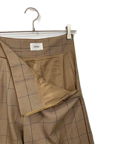 RIM.ARK（リムアーク）RIM.ARK (リムアーク) チェックパンツ ベージュ サイズ:36の古着・服飾アイテム