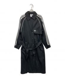 adidas（アディダス）の古着「PRIMEBLUE トレンチコート」｜ブラック