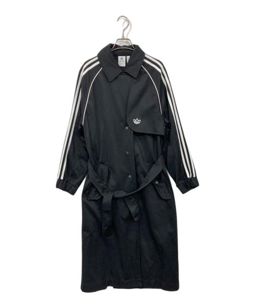 adidas（アディダス）adidas (アディダス) PRIMEBLUE トレンチコート ブラック サイズ:Mの古着・服飾アイテム
