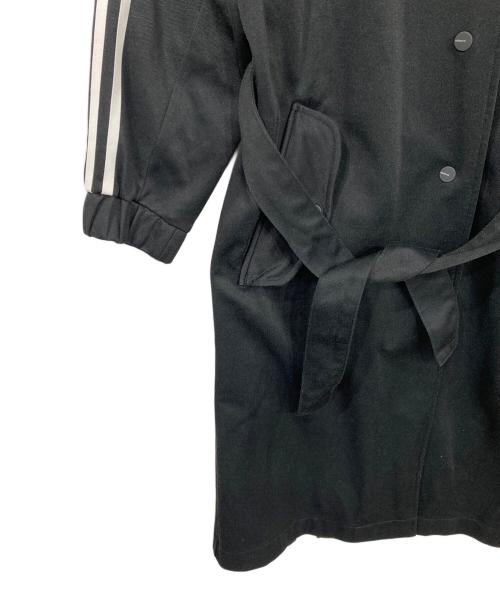 adidas（アディダス）adidas (アディダス) PRIMEBLUE トレンチコート ブラック サイズ:Mの古着・服飾アイテム
