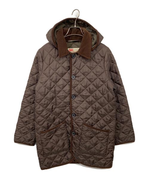 Traditional Weatherwear（トラディショナルウェザーウェア）Traditional Weatherwear (トラディショナルウェザーウェア) キルティングコート ブラウン サイズ:38の古着・服飾アイテム
