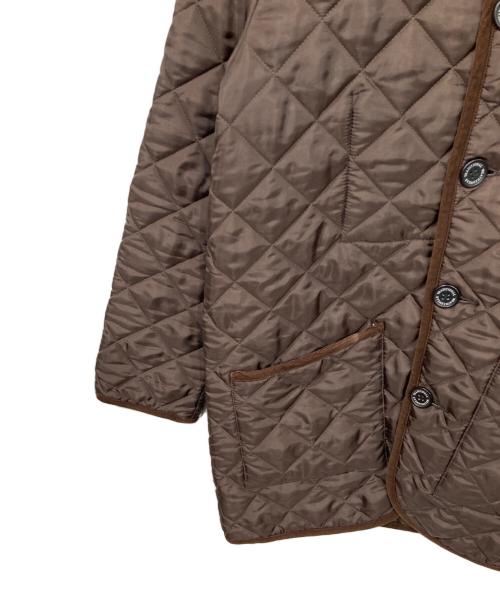 Traditional Weatherwear（トラディショナルウェザーウェア）Traditional Weatherwear (トラディショナルウェザーウェア) キルティングコート ブラウン サイズ:38の古着・服飾アイテム