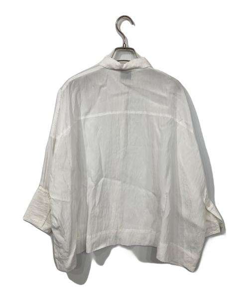 UNITED ARROWS（ユナイテッドアローズ）UNITED ARROWS (ユナイテッドアローズ) ワッシャーシャツ ホワイト サイズ:表記無しの古着・服飾アイテム