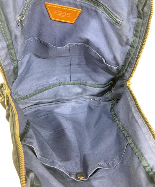 russet（ラシット）russet (ラシット) リュック ネイビーの古着・服飾アイテム