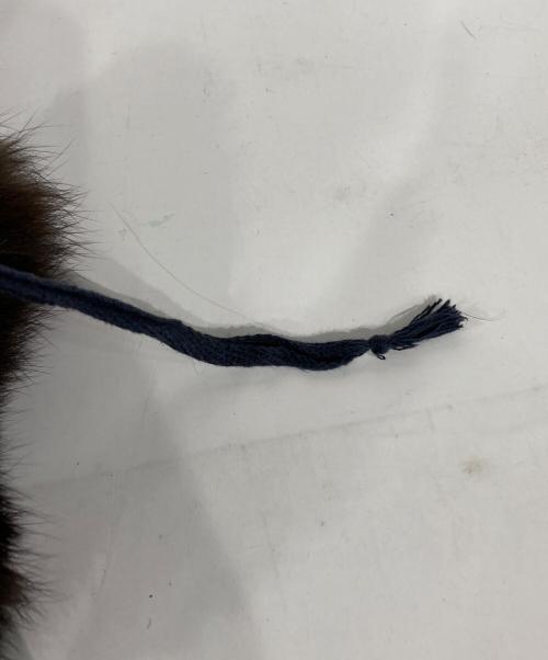 USED（ユーズド）USED (ユーズド) リアルファーウシャンカ ブラウン サイズ:表記無しの古着・服飾アイテム