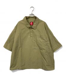 NIKE（ナイキ）の古着「TECH UPF WVN TOP」｜ベージュ