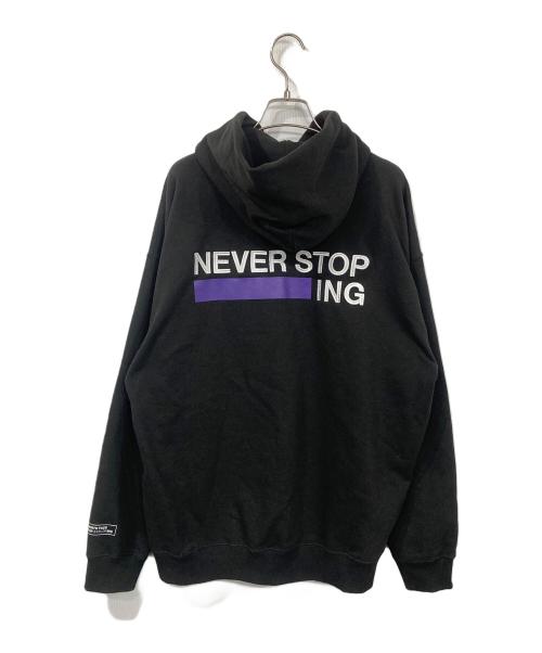 THE NORTH FACE（ザ ノース フェイス）THE NORTH FACE (ザ ノース フェイス) NEVER STOP ING Hoodie ブラック サイズ:Lの古着・服飾アイテム
