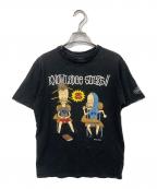 stussyステューシー）の古着「MTV BEAVIS AND BUTT-HEAD Tシャツ」｜ブラック