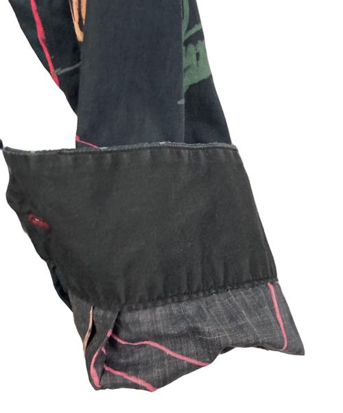 PAUL SMITH（ポールスミス）Paul Smith (ポールスミス) 総柄シャツ ブラック サイズ:SMALLの古着・服飾アイテム