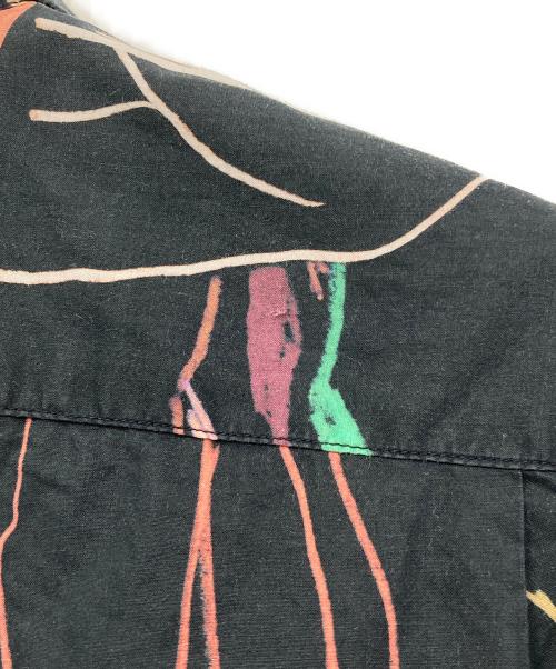 PAUL SMITH（ポールスミス）Paul Smith (ポールスミス) 総柄シャツ ブラック サイズ:SMALLの古着・服飾アイテム